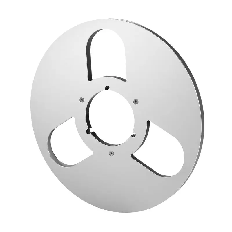[B24B!】 Empty Tape Reel, 10 Inches Takeup Reel,3 Hole Wind Holes, Open Reel Audio Takeup Reel For Recording