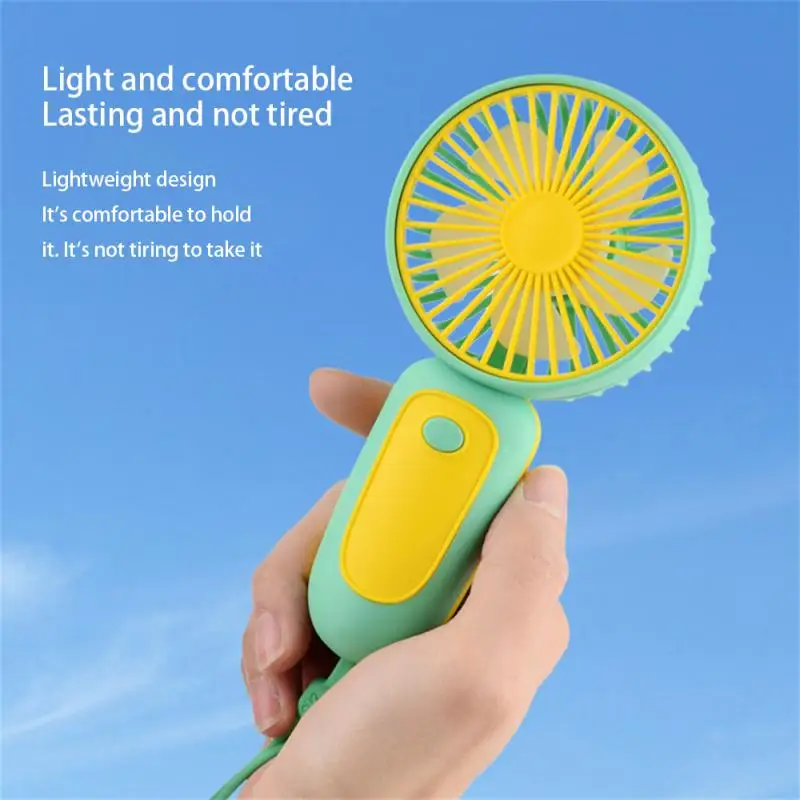 Fan Small Creative Portable Gift Cute Cooling Accessories Handheld Fan High Quality Cooling Tools Cyber Popular Childrens Fan