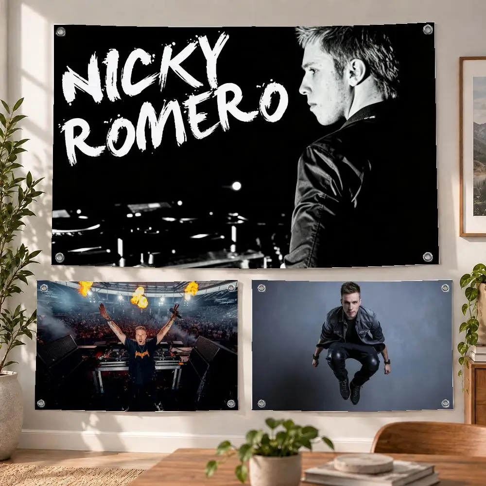 Music DJ Nicky Romero Flags Decorative Flag Banner Indoor Bedroom Dorm Gaming Room Wall Party Club Decor Fan Gift