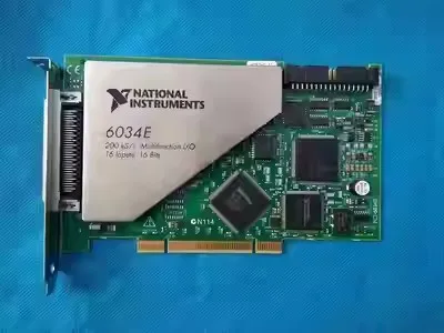 American NI PCI-6034E Data Collection Card 16 Analog Input Multi-function Data Collection Card 778075-01