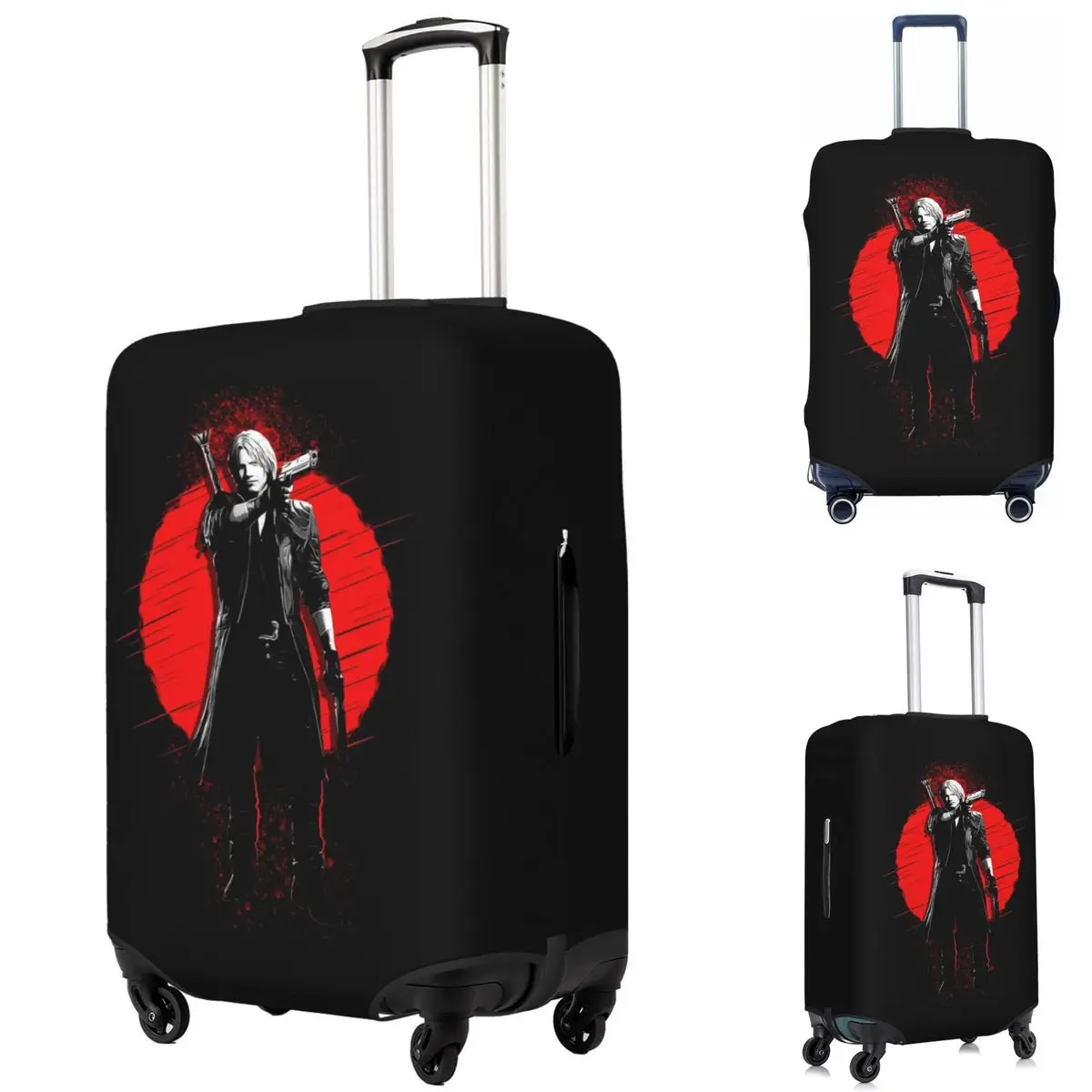 

Dante - Devil May Cry Suitcase Cover Protection Elastic Travel Luggage Protector Covers for 18-32 Inch