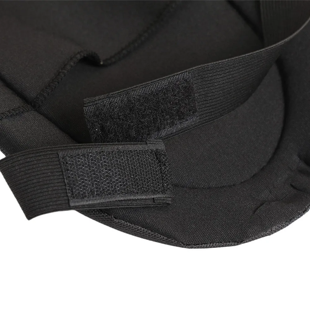 Soft Work Knee Pads Adjustable Straps Black Professional Knee Pads Protective Padding Protective Knee Pads Skating