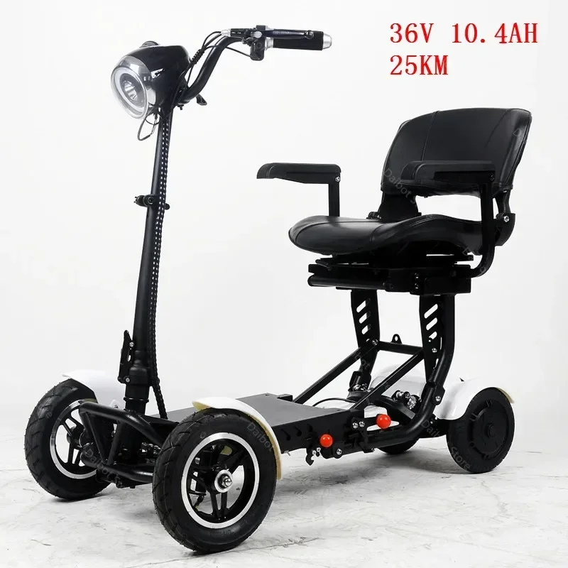 All Terrain For Adults With Large Comfortable Seat Foldable 4 Wheel Mobility Scooter Senior Disabled 500W 36V