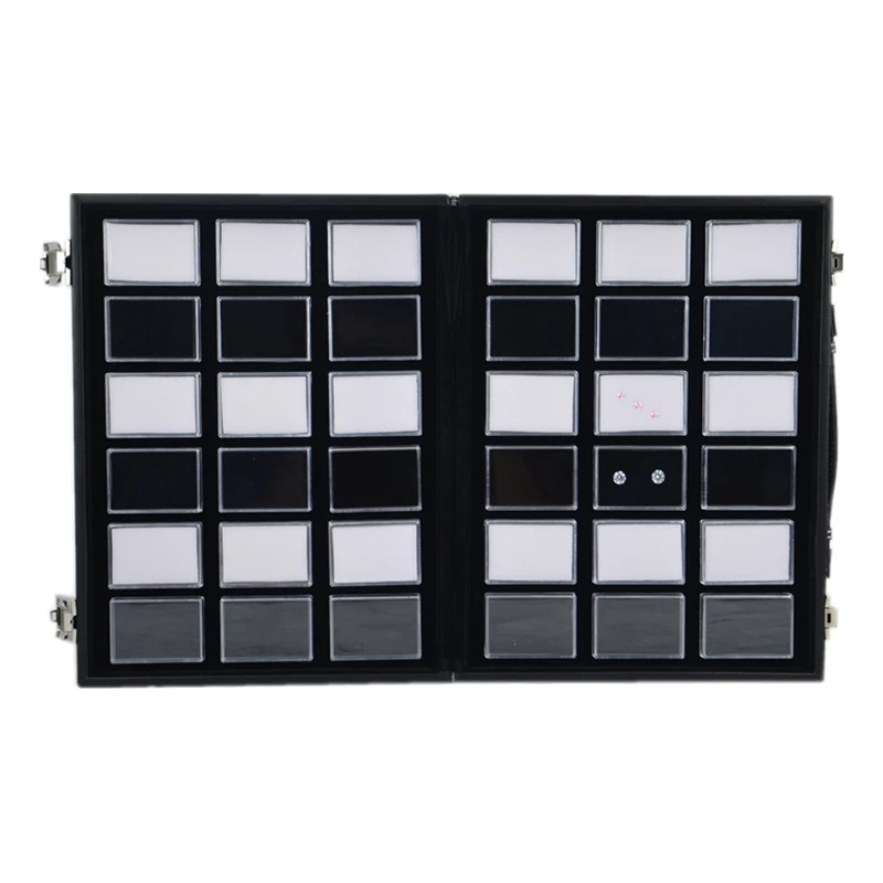 Large Capacity Loose Diamond Storage Display Tray Box Beads Gemstone Holder Ring Pendant  Jewelry Carrying Case Travel Organizer