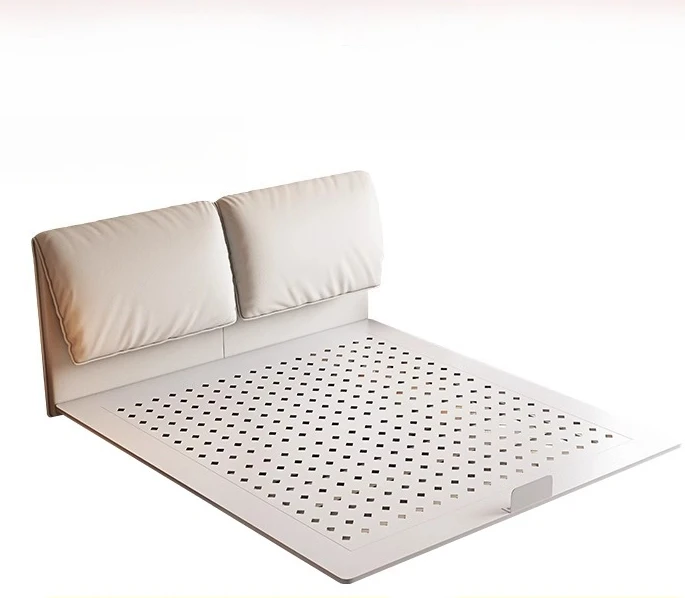 

Cream wabi, elephant ear leather soft bag, carbon steel suspension bed