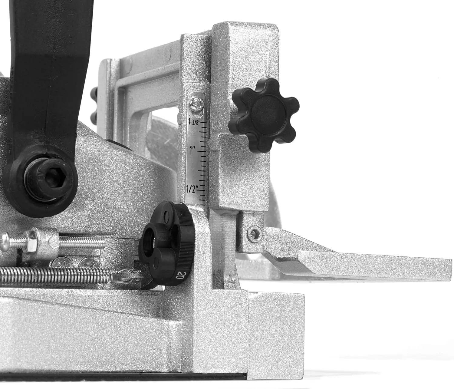 เครื่องต่อแผ่นและบิสกิต 8.5 แอมป์ พร้อมกล่องและบิสกิตสำหรับงานไม้