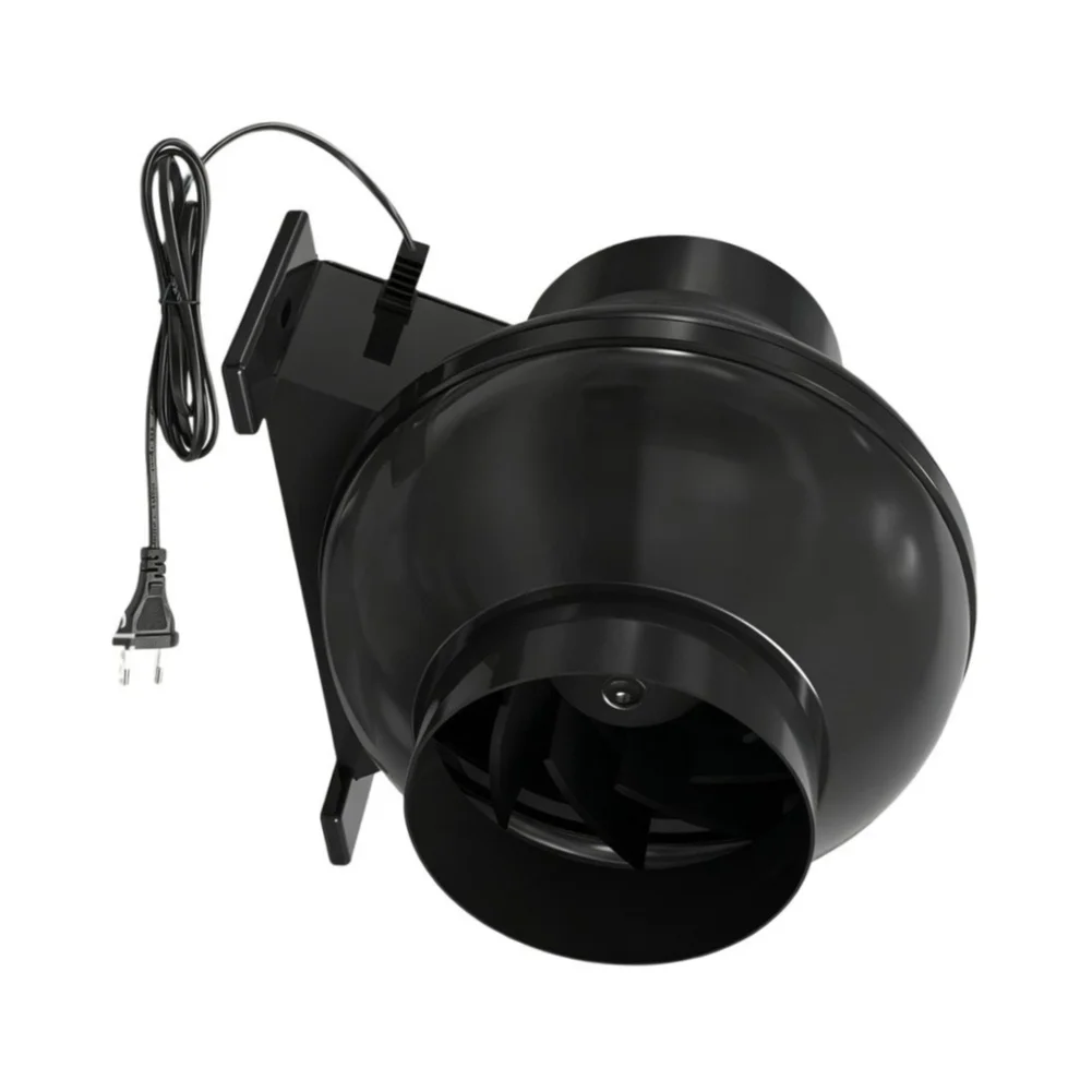 Inline Duct Fan 4 Inch 2-Speed 28dB Quiet Fan for Grow Tent Greenhouse Kitchen Bathroom Attic Workshop Ventilation
