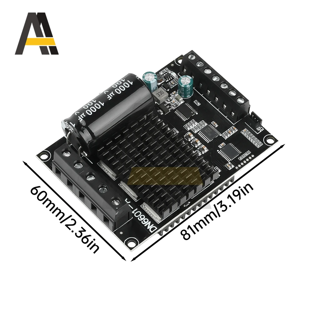 

DC 6-72V BLDC Трехфазный контроллер бесщеточного двигателя постоянного тока ШИМ Плата драйвера управления двигателем для модели самолета Регулируемый вентилятор водяного насоса