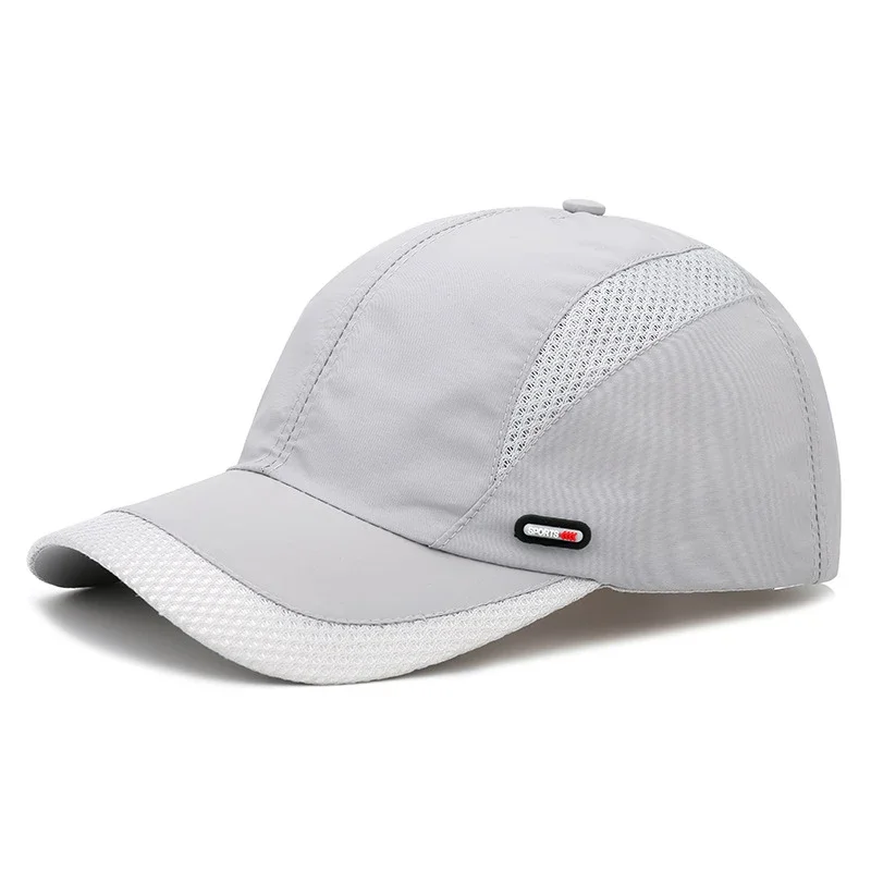 Men's Spring and Summer Shade Baseball Cap Light Breathable Sun Hat Outdoor Sun Protection Fishing Cap