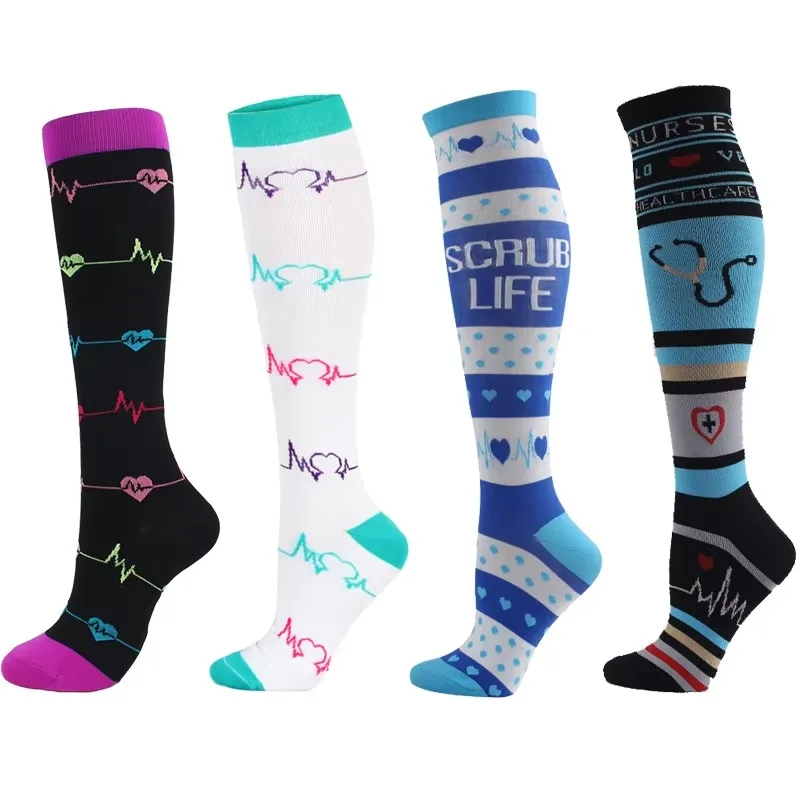 

Compression Socks For Women's Care Prevention Of Varicose Vein Anti fatigue Tight Socks Outdoor Running Cycling Marathon Hiking