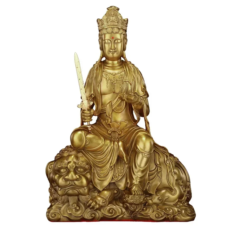 CL  directly from the manufacturer Pure brass is dedicated to statue Puxian Buddha statue home desktop ornament