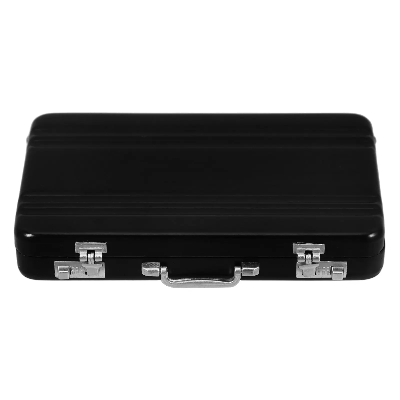 

Компактный футляр для хранения карт из алюминиевого сплава, большой вместимости, для визитных карточек, безопасная транспортировка для офиса или путешествий