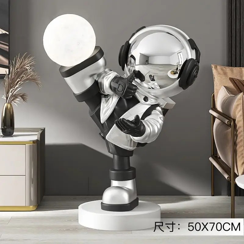

New Trendy Kung Fu Astronaut Ornaments, Sculpture Decoration for Entrance Hall, Living Room and Bedroom, Home Furniture Gifts