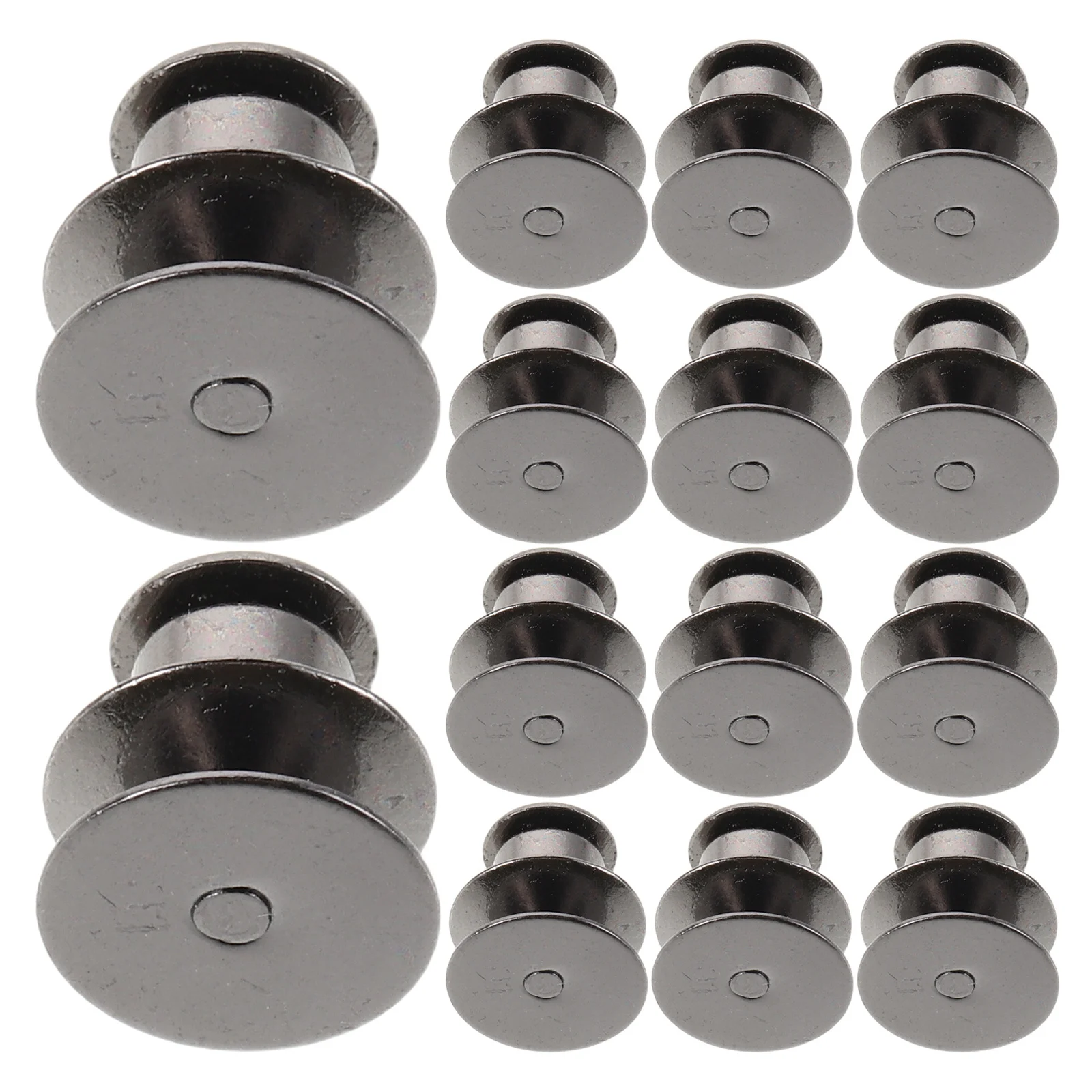 

30 комплектов замков для эмалированных булавок, металлические застежки сзади, безопасные застежки, плоские сверхмощные стопорные штифты, замена значка для поделок