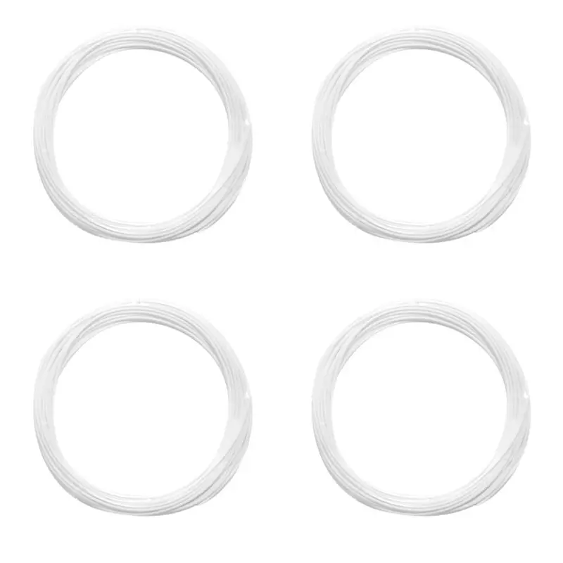 

Набор из 4-х катушек филамента PCL 1,75 мм, 5 м, для низкотемпературной 3D-печати, для 3D-принтеров/3D-ручек (белый)