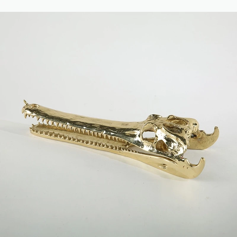 Resin Handicraft Skull Artificial Animal Sculpture Skeleton Abstract Figurine Home Decoration