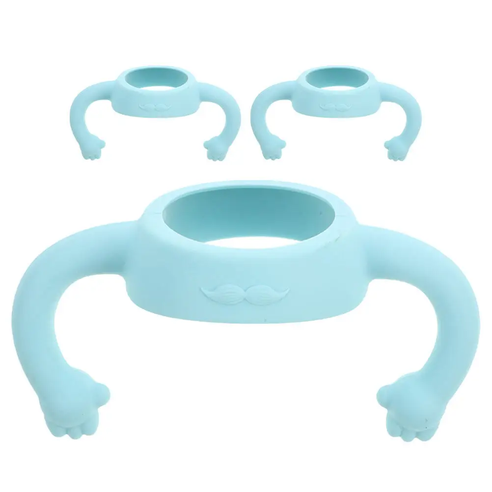 

3Pcs Baby Bottle Handle Silicone Easy Install Feeding Bottle Accessories for Infant Toddler Newborn Universal Use