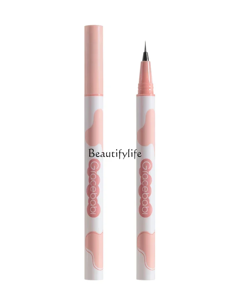 

Needle Fine Liquid Eyeliner Eye Shadow Pen Glue Long Lasting Waterproof Non-Dizzy Makeup Brown Beginner