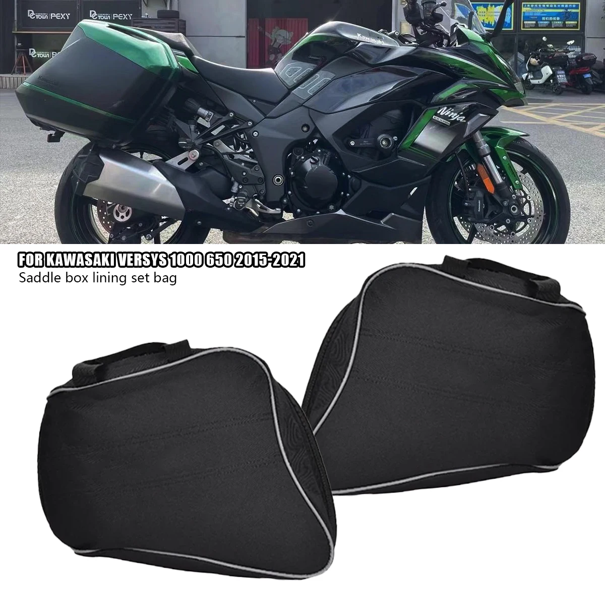 

Motorcycle luggage bag saddlebag Inner Bags For Honda Goldwing Tour 1800 GL1800 F6B 2021 2022 2023 Saddle bags Liner Set