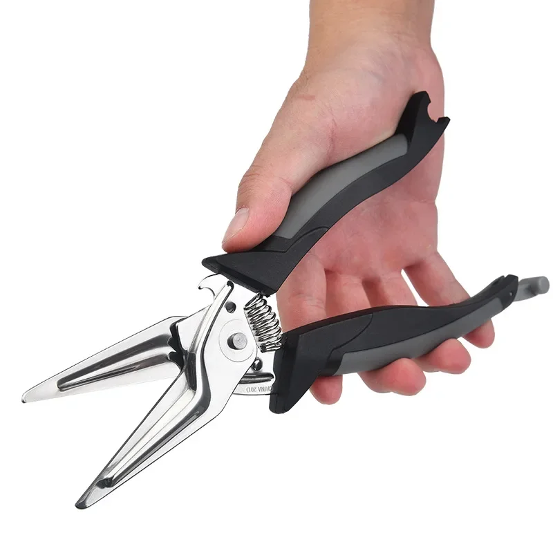 

Stainless Steel Kitchen Scissors Multi Function Food Cutting Tool For Chicken Fish Shrimp Barbecue Household Cooking Hand Tools