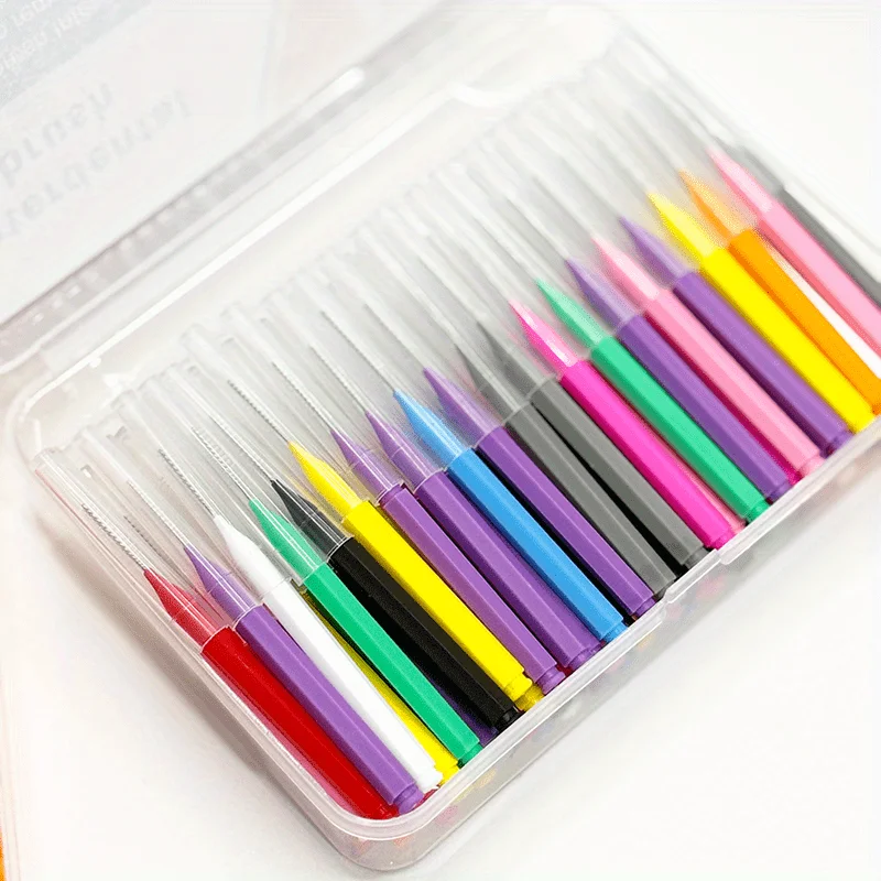 Interdental Brushes Dental Brush Between Teeth For Dental Orthodontic Clean Between Teeth Cleaning Tools Soft Micro Brushes