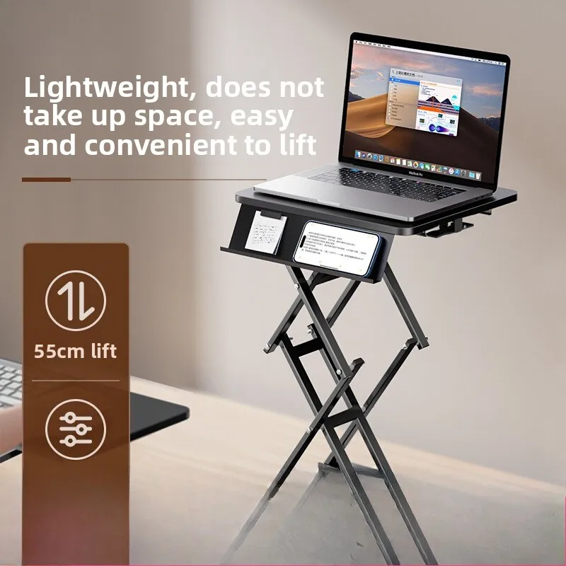 

Small table Lifting table Standing notebook stand Desktop workbench Monitor Raising rack Shelf