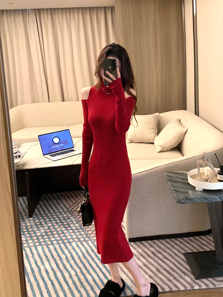 Red Knitted Dr High…