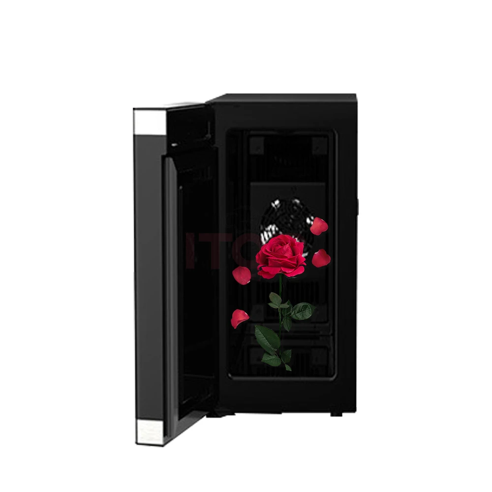 

Оптовая продажа, небольшой холодильник, 9,8 литра, отель, мини-бар, холодильник для напитков, 220 В или 110 В, небольшой холодильник с кофемашиной