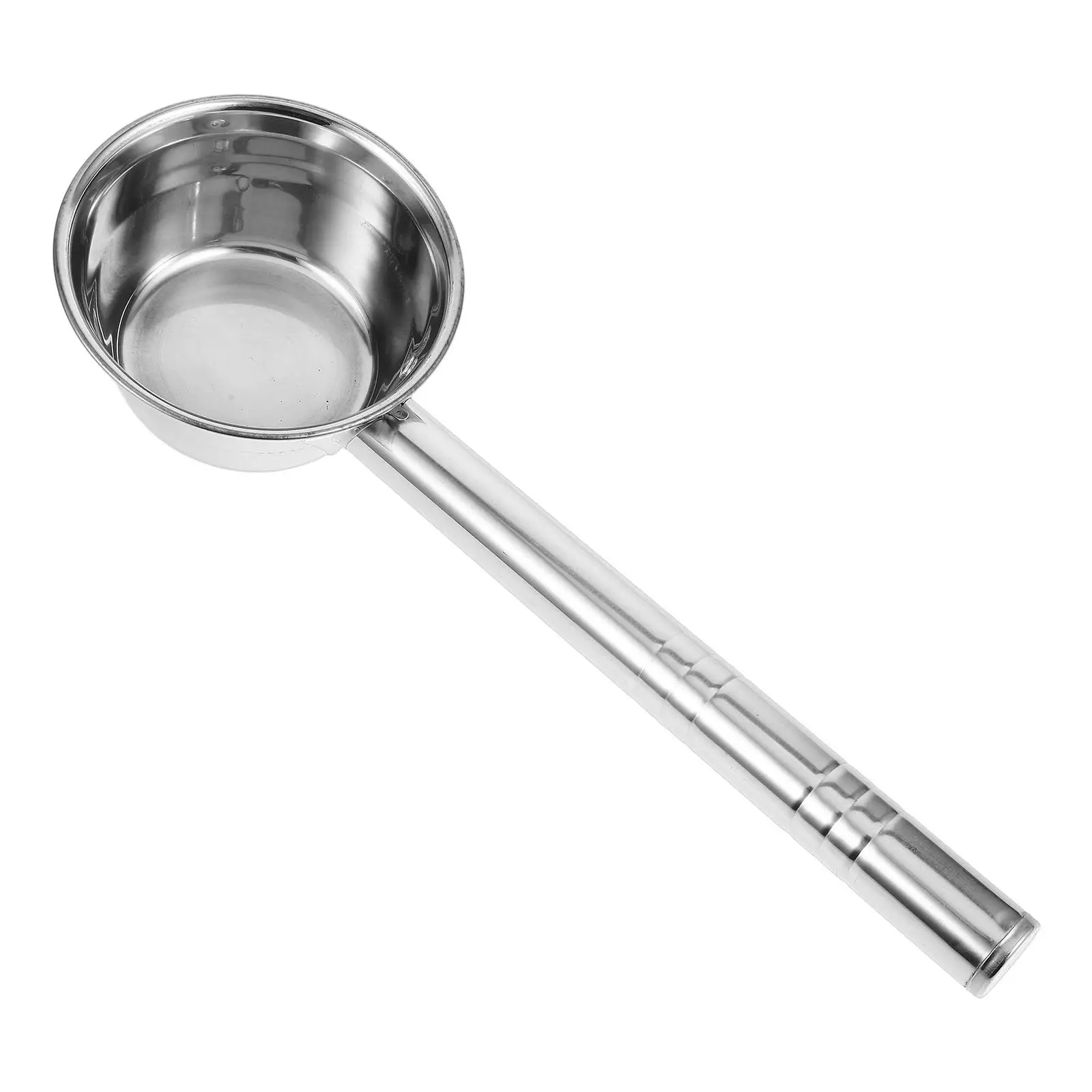 

Extended 25x12 Stainless Steel Water Ladle Long Handle Kitchen Scoop Soup Spoon Self Watering Plant Tool Metal Ladle Garden Use