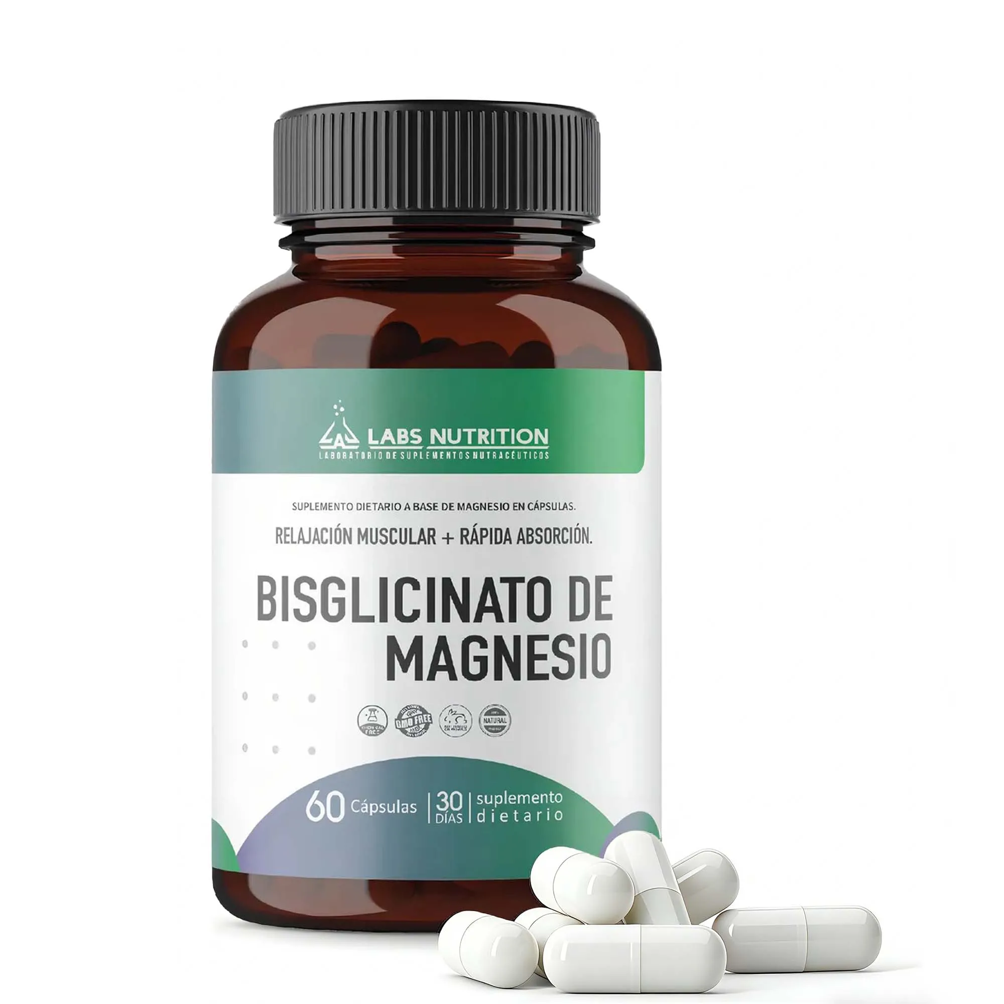 Magnesium Glycinate for Sleep, Brain, Nervous System, Bone, Muscle, Relieve Anxiety Heart Health