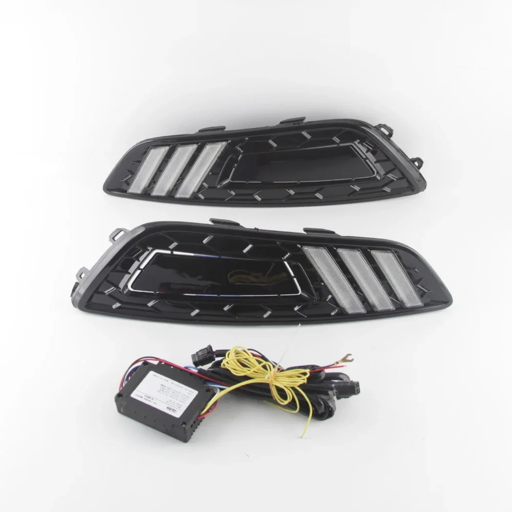

Светодиодные дневные ходовые огни DRL для Ford Focus 2015-2016, TURN SIGNAL LAMP, автомобильные аксессуары