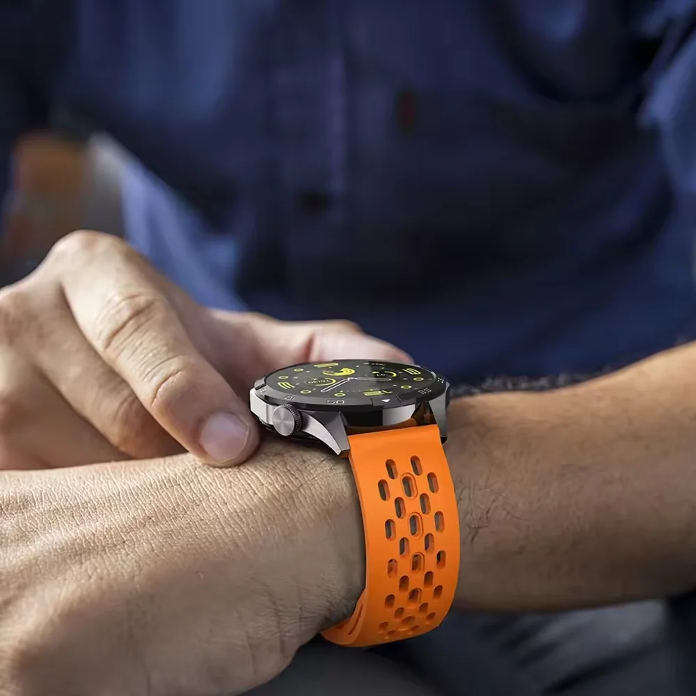 18/20/22mm Silicone Strap for Garmin Venu 4 45/41mm Venu 3 3s Sq 2 Plus Forerunner 170 70 570 265 255 Bracelet Active 6 5 Correa view 4