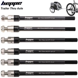 HEPPE Bike Trailer Thru Axle Kid Trailer Cargo Trailer Thru Axle 160-174mm/178mm Bike Trailer Hitch Axle M12 P1.0/1.25/1.5/1.75