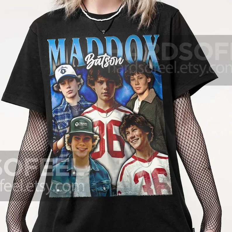 Camisa pirata vintage de los años 90 de la música occidental limitada de Maddox Batson, camiseta de concierto de Maddox Batson