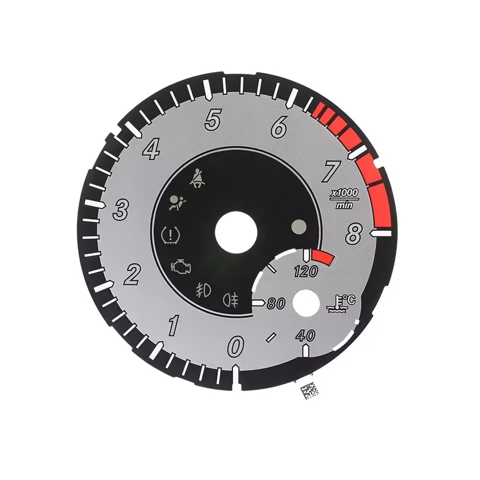 Anzeigefeld für Mercedes W166 X166 W164 W463 GL350 GL450 ML350 ML450 Instrumentencluster 260 km/h 6000 U/min 8000 U/min Graues Gitter – Detail 6
