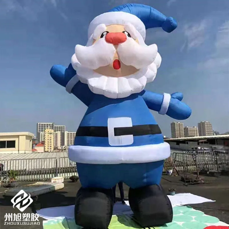 

Надувной Санта-Клаус, рождественский праздник, воздушная форма с воздуходувкой, открытый праздничный реквизит для украшения