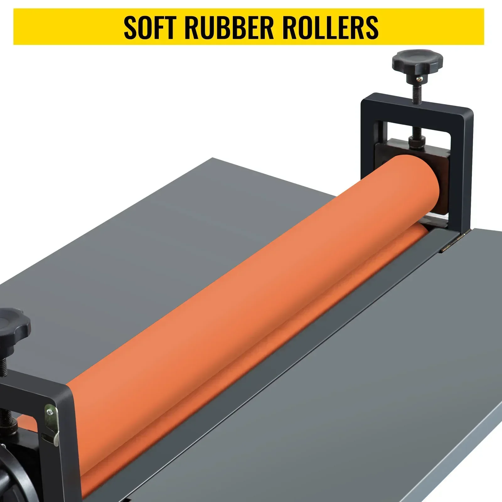 New! 25.6"x1" Manual Cold Roll Laminator Machine Sheets Document Plasticizer Fits Poster Painting Photo Book Cover