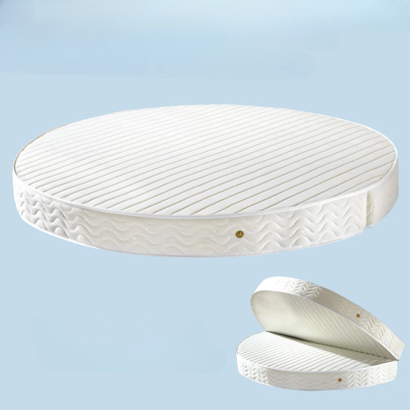 

Lazy Queen Size Portable Round Mattress Students China Bedroom Latex Mattress Folding Sleep Colchao De Latex Bedroom Furniture