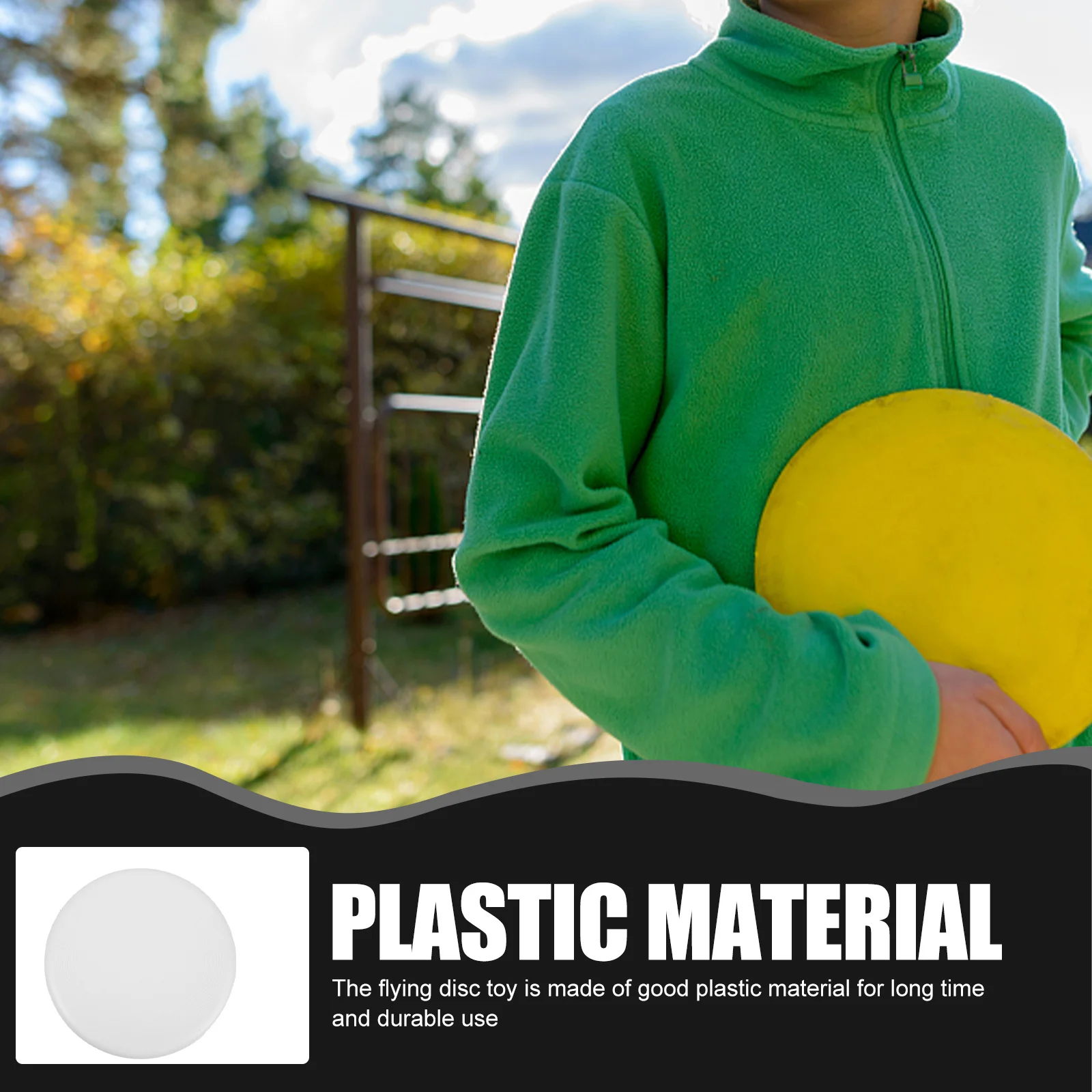 

Funny Outdoor Plastic Flying Disc Interactive Round Plate for Children Parent Playground Yard Sports Game Flying Disc