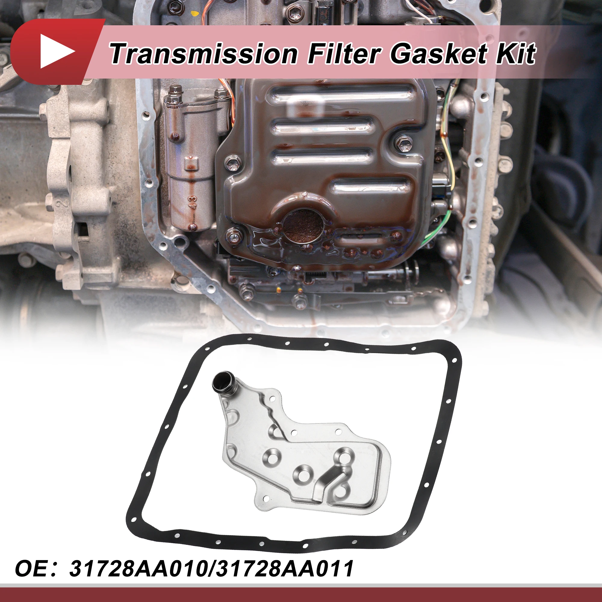 

Комплект фильтров коробки передач UXCELL R4AX-EL No 31728AA010 для прокладки Subaru Legacy (резина)