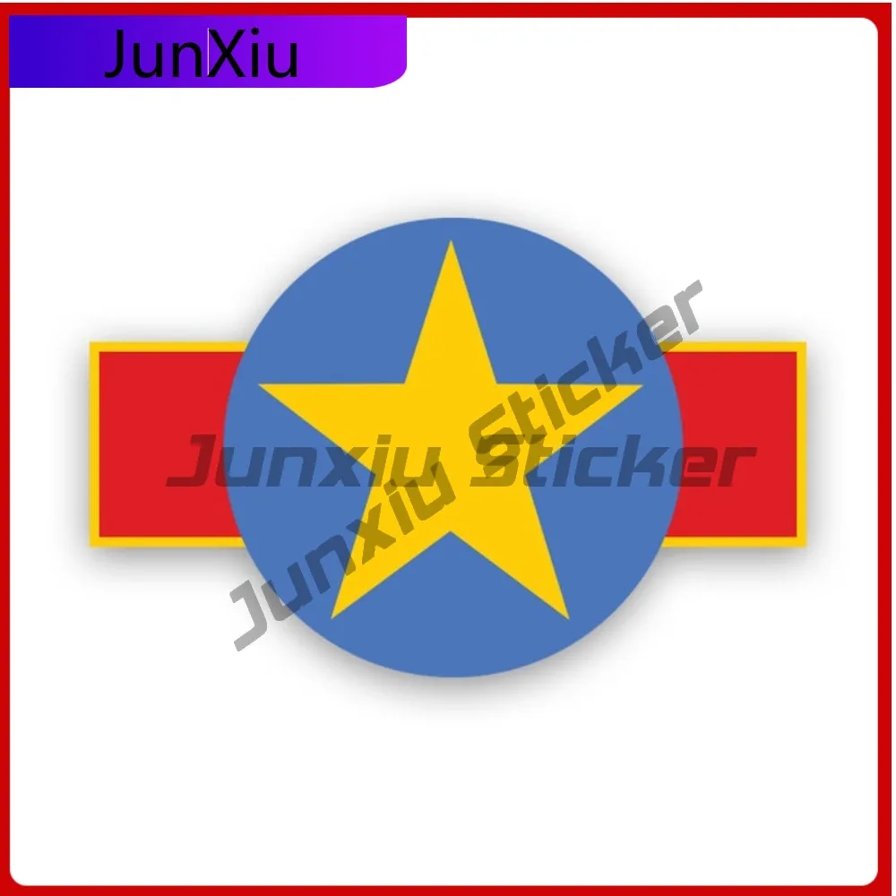 

Air Force Of Waterproof Sun Resistant Cartoon For Rear Windshield Truck Car Window Removable No Residue Accessories Classic