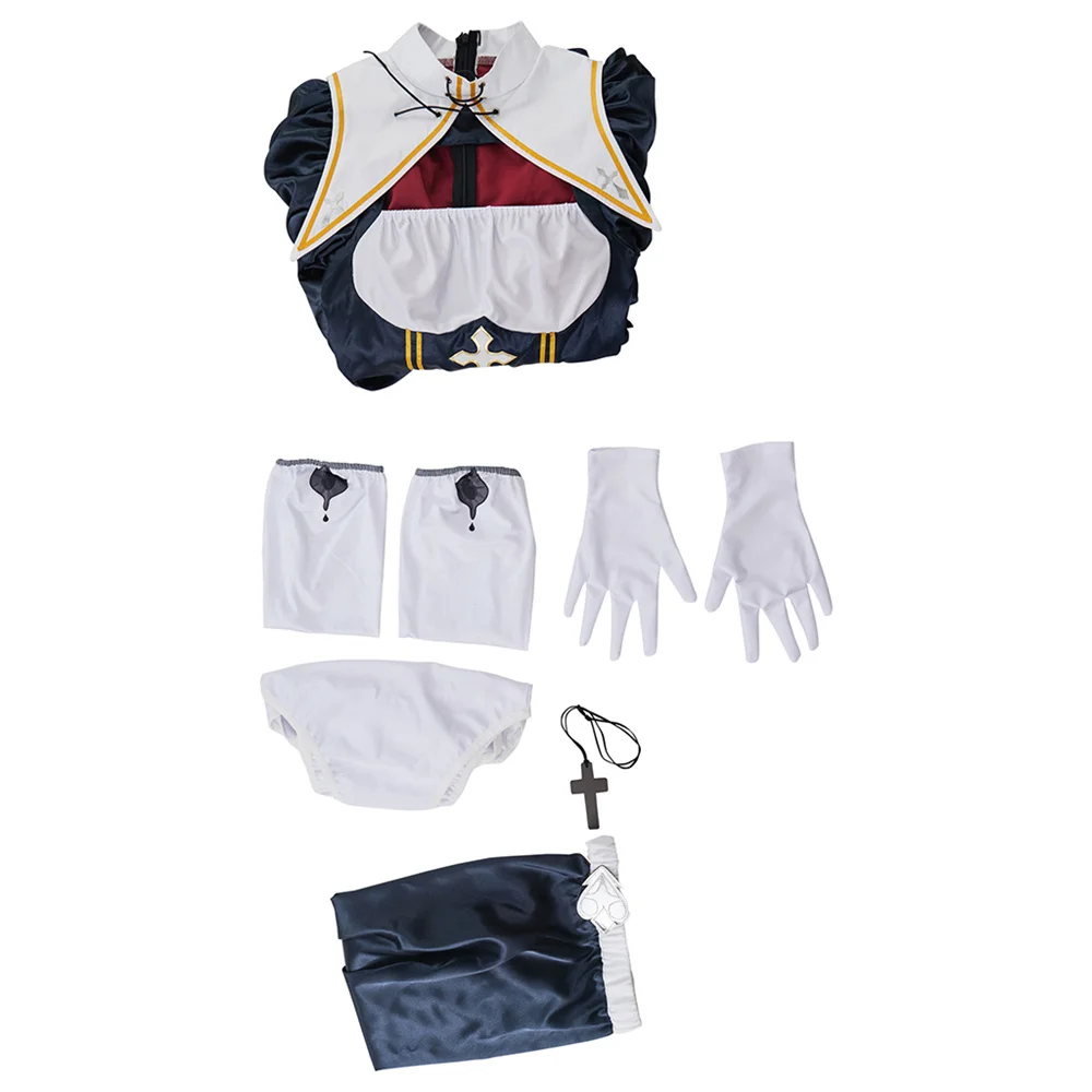 Personaje monja Charlotte Cosplay figura Vibrastar hermana disfraz Sexy trajes Halloween carnaval fiesta traje