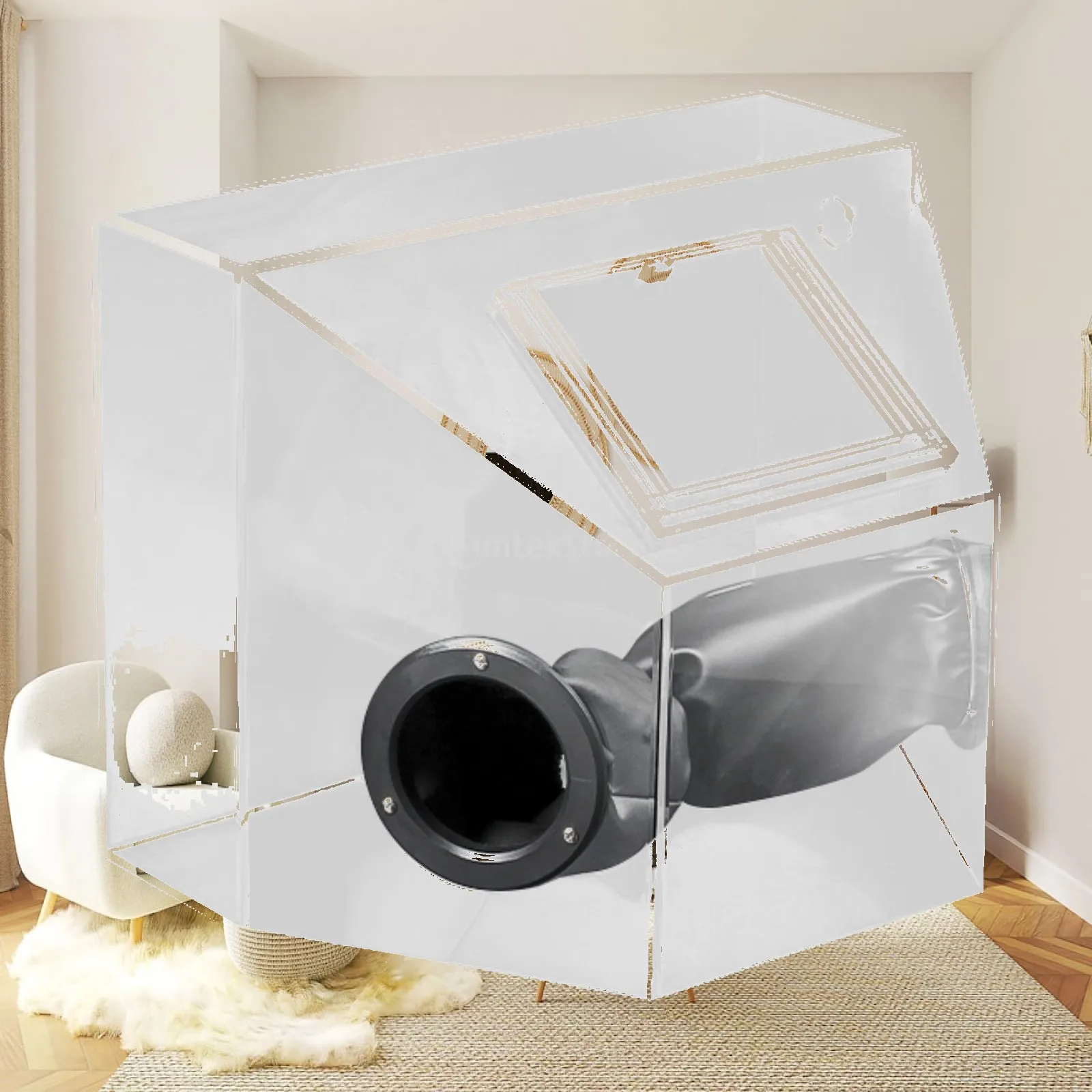 Portable Dustproof Grinding Box for Metal Cutting Woodworking Polisher Dust Collector Cover Case