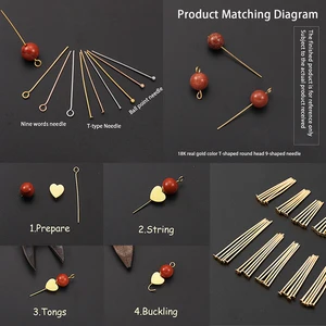 100 قطعة / الكثير الفولاذ المقاوم للصدأ headpin DIY اكسسوارات المجوهرات أقراط الخرز دبابيس العين رئيس مسطح للوازم صنع المجوهرات أعلى 8 مبيعات لقطع غيار المجوهرات الفولاذية - رقم 6