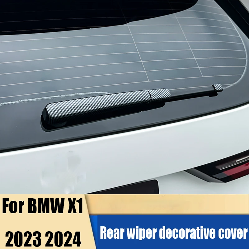 

For BMW X1 2023 2024 rear wiper decorative cover ABS material car rear wiper modification exterior accessories