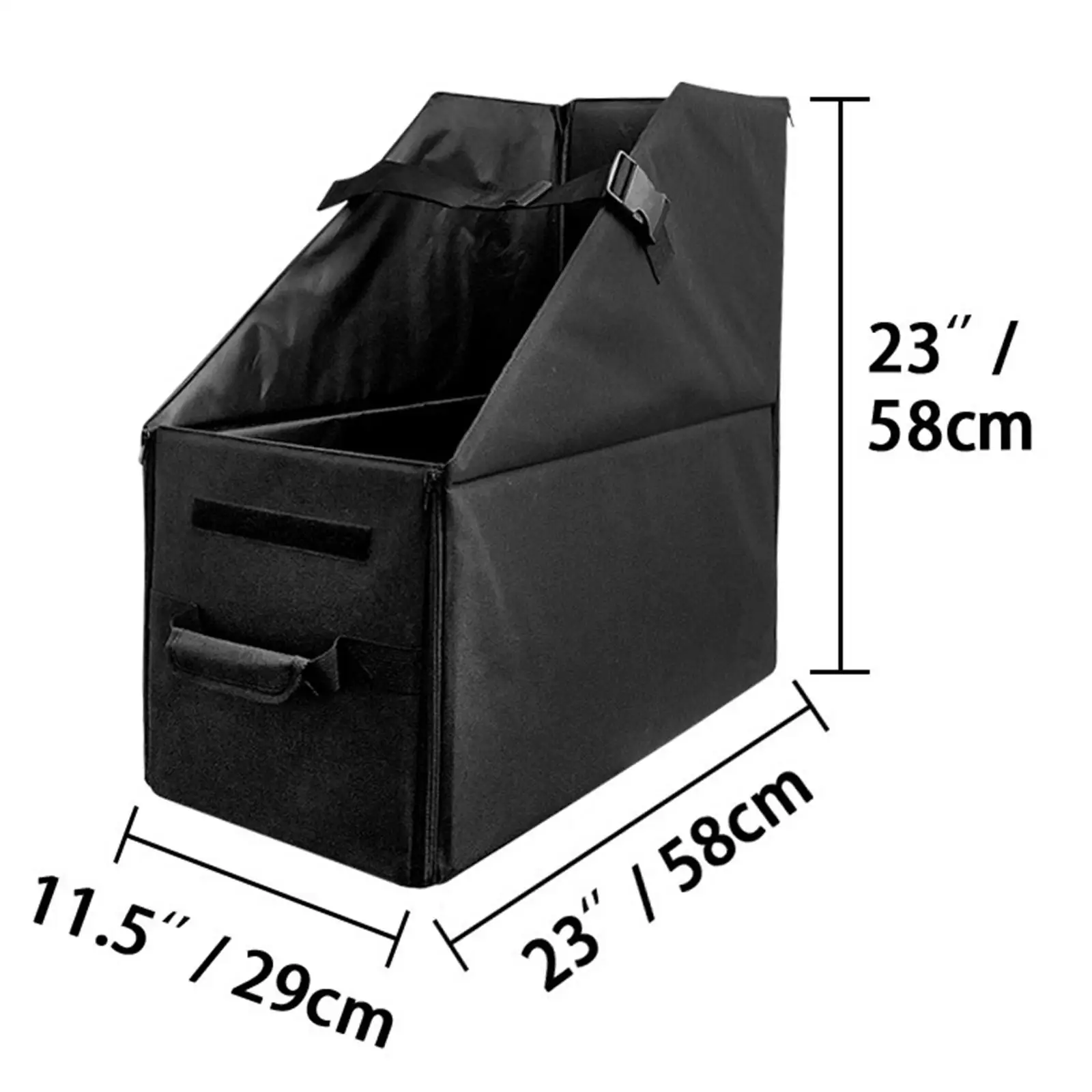 Estojo de armazenamento de bicicleta, caixa de armazenamento de bicicleta dobrável, pano oxford, caixa de armazenamento de porta-malas de carro para viagens