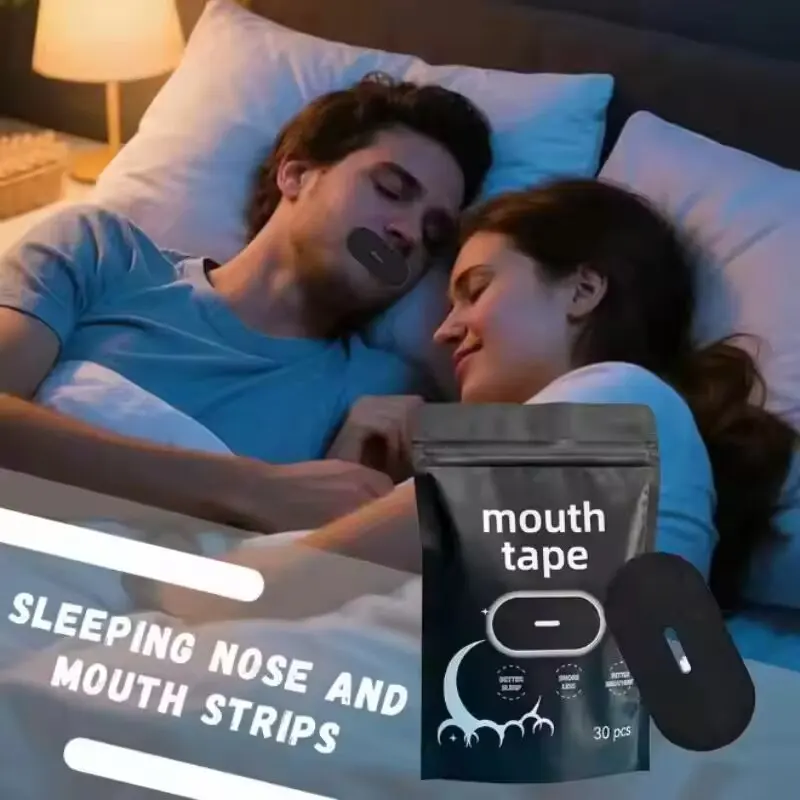 30Pcs Anti Snoring Sleep Strips Adhesive Tape Breathable Mouth Tape Sleep Accessories For Improving Sleep
