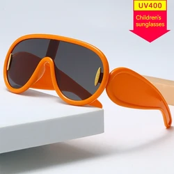Large Frame Integrated SunShade Large Face SunglaSSeS, Children's Fashionable Toad Mirrors, Personalized SunglaSSeS
