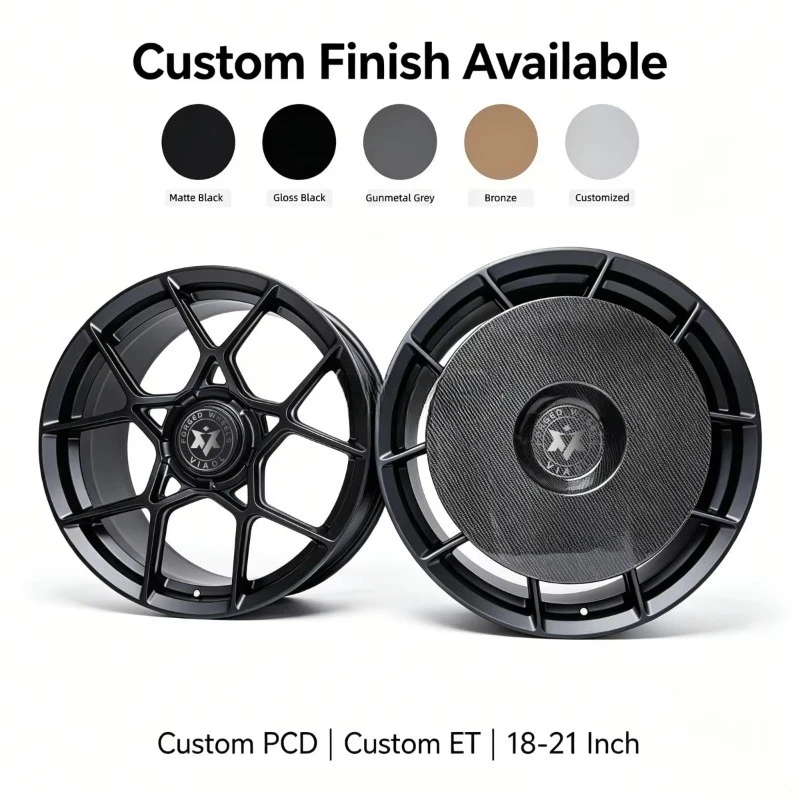 Custom Forged Black Angular Spoke Wheels 19 20 21 Inch 5x112 Private High-End Stance Rims For Volkswagen Golf Mk8 For Lexus