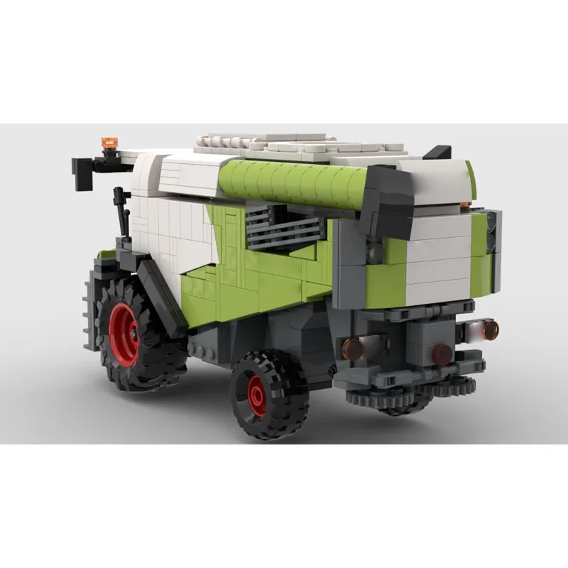 

MOC-168033 Farm Agricultural Combine Harvester Building Block Model 1218 Parts Boys' Children's Birthday Christmas Toy Gift